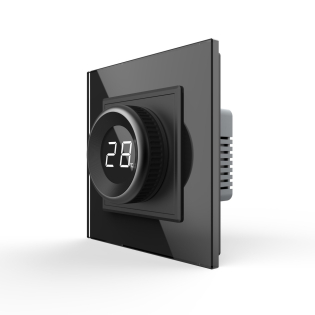 Умный терморегулятор ZigBee Livolo черный (VL-FCQ1Z-2BPS72) Умный терморегулятор ZigBee Livolo черный (VL-FCQ1Z-2BPS72)