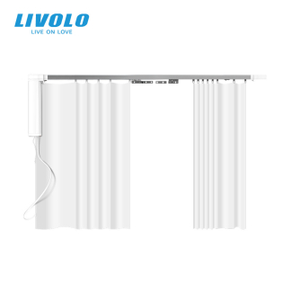Умный электрокарниз с двигателем с WiFi управлением Livolo (VL-SHQ023) Умный электрокарниз с двигателем с WiFi управлением Livolo (VL-SHQ023)