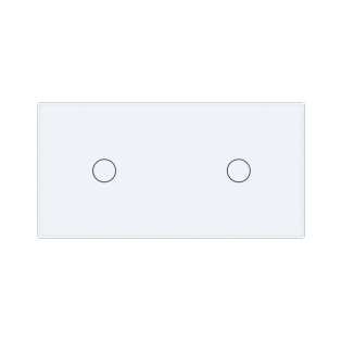 Сенсорный выключатель Livolo 2 канала (1-1) белый стекло (VL-C701/C701-11) Сенсорный выключатель Livolo 2 канала (1-1) белый стекло (VL-C701/C701-11)