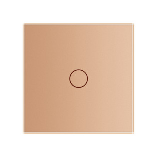 Сенсорный выключатель Livolo золото стекло (VL-C701-13)