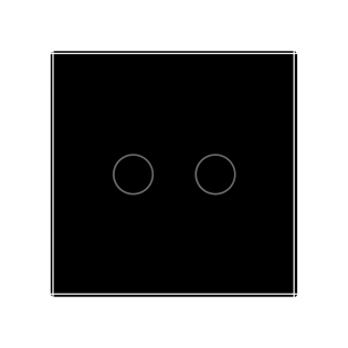 Сенсорный выключатель Livolo 2 канала черный стекло (VL-C702-12) Сенсорный выключатель Livolo 2 канала черный стекло (VL-C702-12)