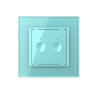 Сенсорный выключатель Livolo Sense 2 канала зеленый (722000218)