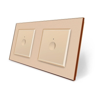 Сенсорный выключатель Sense 2 сенсора (1-1) золотой стекло Livolo (VL-C7FC1/FC1-4AP) Сенсорный выключатель Sense 2 сенсора (1-1) золотой стекло Livolo (VL-C7FC1/FC1-4AP)