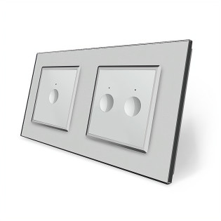 Сенсорный выключатель Sense 3 сенсора (1-2) серый стекло Livolo (VL-C7FC1/FC2-4IP) Сенсорный выключатель Sense 3 сенсора (1-2) серый стекло Livolo (VL-C7FC1/FC2-4IP)