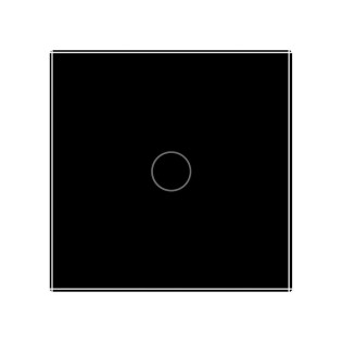 Сенсорный диммер с защитой от брызг 1 сенсор Livolo черный стекло (VL-C701D-IP-12)