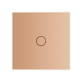 Сенсорный диммер с защитой от брызг 1 сенсор Livolo золотой стекло (VL-C701D-IP-13)