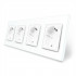 Четырехместная умная розетка ZigBee с заземлением белый Livolo (VL-C7FCTC16AZ-8WP)