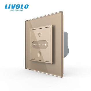 Умный сенсорный проходной диммер золото ZigBee Livolo (VL-C7FC1SDZ-2AP) Умный сенсорный проходной диммер золото ZigBee Livolo (VL-C7FC1SDZ-2AP)