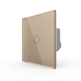 Умный сенсорный диммер золотой ZigBee Livolo (VL-C7FC1D2Z-2GAP) Умный сенсорный диммер золотой ZigBee Livolo (VL-C7FC1D2Z-2GAP)