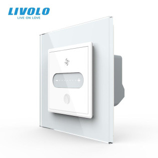 Умный сенсорный проходной диммер белый ZigBee Livolo (VL-C7FC1SDZ-2WP) Умный сенсорный проходной диммер белый ZigBee Livolo (VL-C7FC1SDZ-2WP)