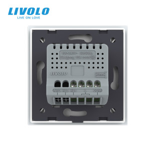 Умный сенсорный проходной диммер белый ZigBee Livolo (VL-C7FC1SD1Z-2GWP) Умный сенсорный проходной диммер белый ZigBee Livolo (VL-C7FC1SD1Z-2GWP)