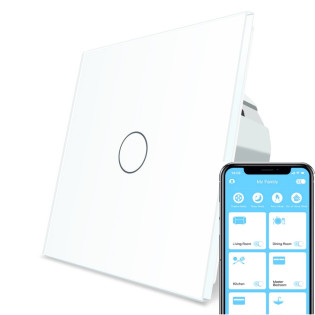 Сенсорный Wi-Fi выключатель Livolo ZigBee белый (VL-C701Z-11) Сенсорный Wi-Fi выключатель Livolo ZigBee белый (VL-C701Z-11)