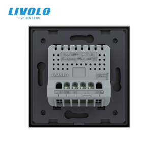 Умный сенсорный Wi-Fi выключатель 1 сенсор черный стекло Livolo (VL-C7FC1NY-2GBP) Умный сенсорный Wi-Fi выключатель 1 сенсор черный стекло Livolo (VL-C7FC1NY-2GBP)