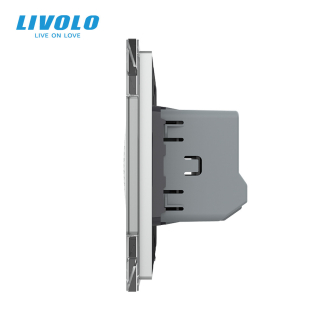 Дверной звонок сирена ZigBee серый Livolo (VL-C7-FCBZ-2IP) Дверной звонок сирена ZigBee серый Livolo (VL-C7-FCBZ-2IP)